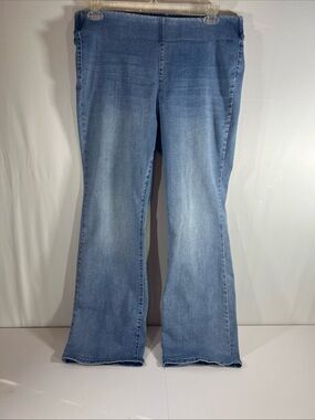 Soft Surroundings Ultimate Jeans Large Bootcut Flair Leg Stretch Blue